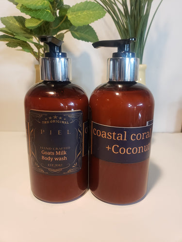 Costal coral +Coconut Goats Milk Body Wash