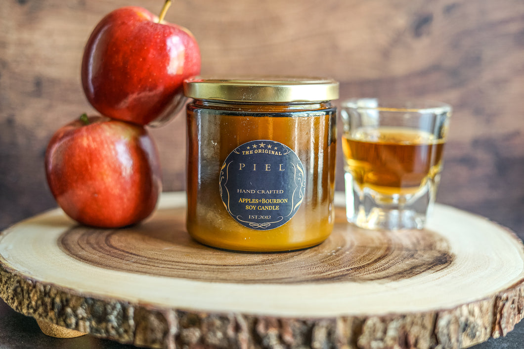 Apple + Bourbon  Soy Candle 9 oz.